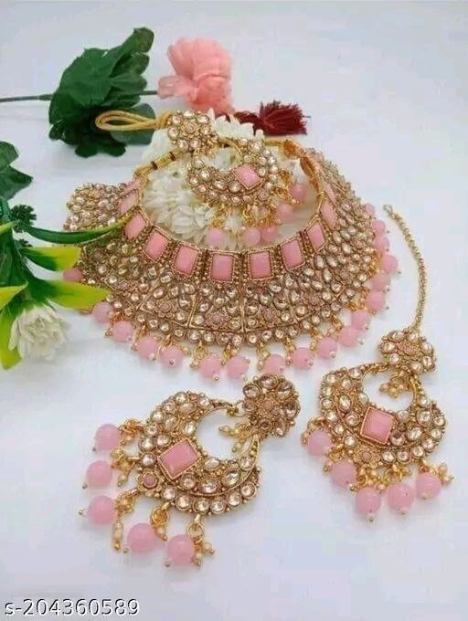 Elegant Fancy Set pearl bridal dinner set jewelry