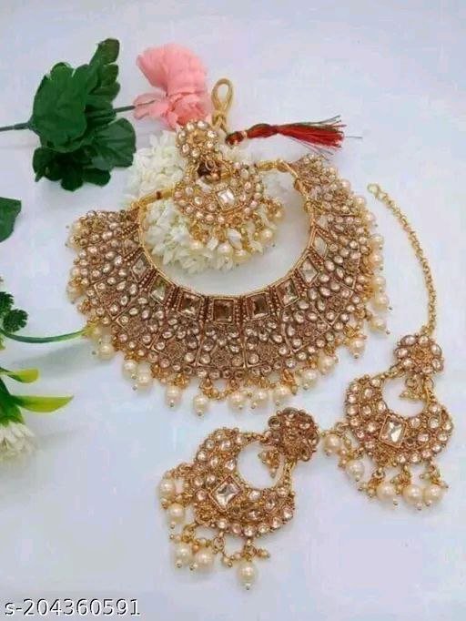 Elegant Fancy Set pearl bridal dinner set jewelry