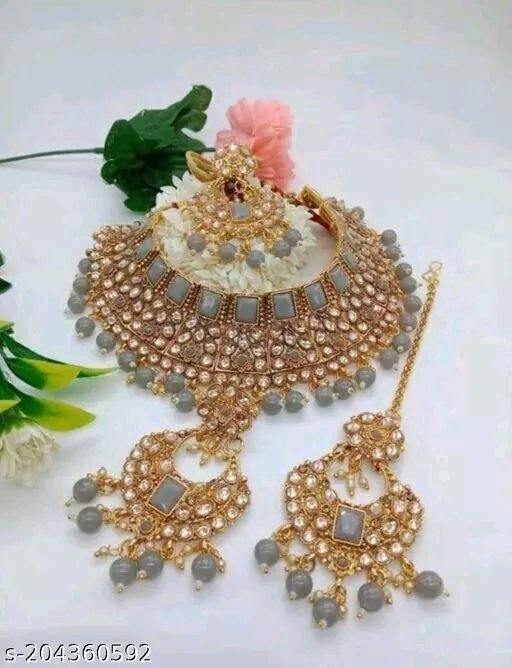 Elegant Fancy Set pearl bridal dinner set jewelry