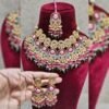 Elite Glittering Women Pearl Jewelry Bridal Set