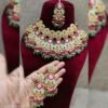 Elite Glittering Women Pearl Jewelry Bridal Set
