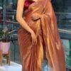 TWO-TONE GOLDEN DIAMOND SUNERI SAREE