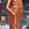 TWO-TONE GOLDEN DIAMOND SUNERI SAREE