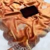 TWO-TONE GOLDEN DIAMOND SUNERI SAREE