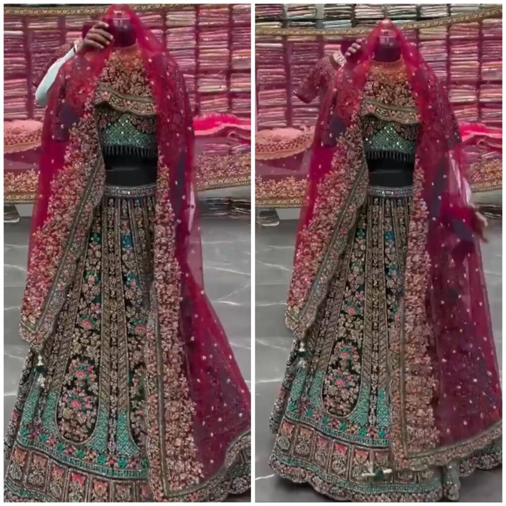 Bollywood Glamour: The Stunning Green Lehenga You Need 6233332697665749180 1