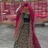 Green Bollywood style Fox Georgette Lehenga Green