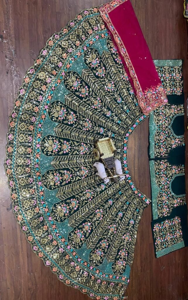 Bollywood Glamour: The Stunning Green Lehenga You Need 6233332697665749183 1