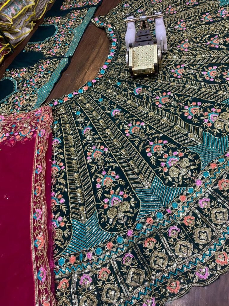 Bollywood Glamour: The Stunning Green Lehenga You Need 6233332697665749184 1