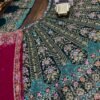 Green Bollywood style Fox Georgette Lehenga Green