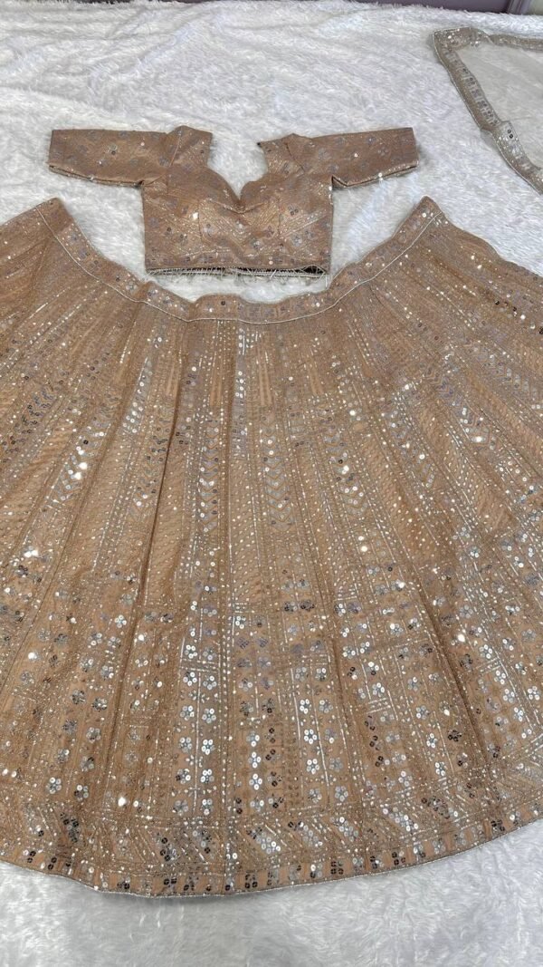 Elegant Kasturi Silk Lehenga bridal glamour gold Set