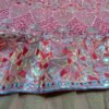 Pink mirror Multicolour Whiscos Embroidery dinner lehenga
