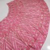 Pink Mirror Embroidered Devsena Silk Elegant Dinner Lehenga