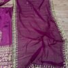 Purple Classic gold embroidery Casual wear lehenga