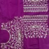 Purple Classic gold embroidery Casual wear lehenga