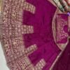 Purple Classic gold embroidery Casual wear lehenga