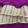 Purple Classic gold embroidery Casual wear lehenga