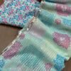 Soft blue and mint Saree elegant dinner shiny wear
