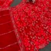 Red Sequence Shiny Vibrant Dinner lehenga