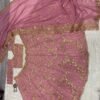 Pink Partywear Georgette Lehenga with Full Flair