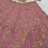 Pink Partywear Georgette Lehenga with Full Flair