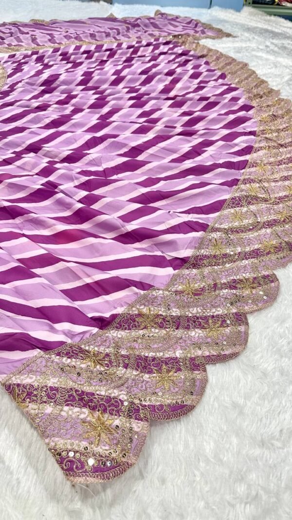 photo_6088904634107285263_y Pink Digital print casual cotton silk lehenga