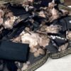 Black floral georgette sequence digital print casual saree