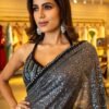 Banglori silk shiny full sequence dinner saree