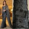 Banglori silk shiny full sequence dinner saree