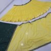 Yellow banglori silk georgette casual sequence lehenga