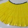 Yellow banglori silk georgette casual sequence lehenga