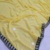 Yellow banglori silk georgette casual sequence lehenga