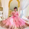 Pink Fox Georgette Sequence casual simple lehenga