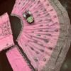 Pink Fox Georgette Sequence casual simple lehenga