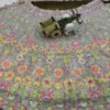 White mirror Embroidery Sequins floral design bridal lehenga