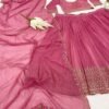 Pink Classic gold embroidery Casual wear lehenga