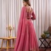Pink Classic gold embroidery Casual wear lehenga