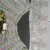 Soft colour mix shiny mirror and sequence dinner lehenga