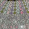 Soft colour mix shiny mirror and sequence dinner lehenga