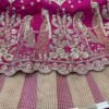 Pink Georgette Dinner Lehenga with Full Flair